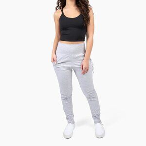 Buddha Pants Big Sur Jogger Pants Ash Elastic Waist Pockets Womens Size Small